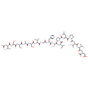 L-Aspartic acid,N-acetyl-L-threonyl-L-seryl-L-seryl-L-alanyl-L-seryl-L-threonylglycyl-L-histidyl-L-alanyl-L-threonyl-L-prolyl-L-leucyl-L-prolyl-L-valyl-L-threonyl-