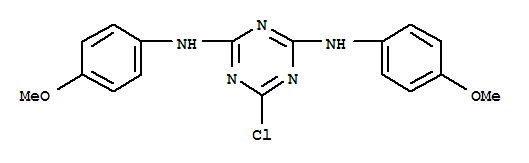 1,3,5-Triazine-2,4-diamine, 6-chloro-N~2~,N~4~-bis(4-methoxyphenyl)-
