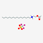 2-acetoxyethyl-hexadecyl-dimethyl-ammonium; trifluoromethanesulfonic acid