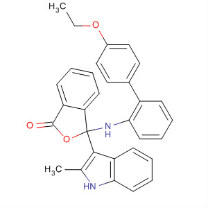 1(3H)-Isobenzofuranone,3-[(4-ethoxyphenyl)phenylamino]-3-(2-methyl-1H-indol-3-yl)-