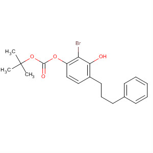 Carbonic acid, 2-bromo-3-hydroxy-4-(3-phenylpropyl)phenyl1,1-dimethylethyl ester