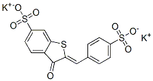 dipotassium 2,3-dihydro-3-oxo-2-[(4-sulphonatophenyl)methylene]benzo[b]thiophene-6-sulphonate