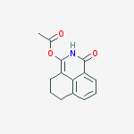 1H-Benz[de]isoquinolin-1-one, 3-(acetyloxy)-2,4,5,6-tetrahydro-
