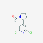 2-(2,6-dichloropyridin-4-yl)pyrrolidine-1-carbaldehyde
