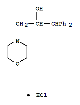 4-Morpholineethanol, a-(diphenylmethyl)-, hydrochloride(1:1)