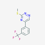 3-Methylthio-5-(α,α,α-trifluoro-m-tolyl)-1,2,4-triazine