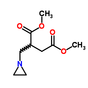 dimethyl 2-(aziridin-1-ylmethyl)butanedioate