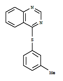 4-[(3-methylphenyl)sulfanyl]quinazoline