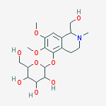 [1,2,3,4-Tetrahydro-1-hydroxymethyl-6,7-dimethoxy-2-methylisoquinolin-5-yl]β-D-glucopyranoside