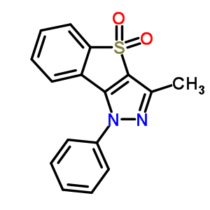 3-methyl-1-phenyl-1H-[1]benzothieno[3,2-c]pyrazole 4,4-dioxide