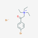 2-(4-bromophenyl)-N,N,N-triethyl-2-oxoethanaminium