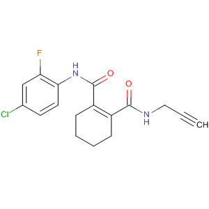 1-Cyclohexene-1,2-dicarboxamide,N-(4-chloro-2-fluorophenyl)-N'-2-propynyl-