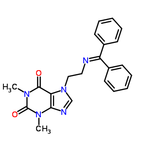 7-{2-[(diphenylmethylidene)amino]ethyl}-1,3-dimethyl-3,7-dihydro-1H-purine-2,6-dione