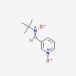N-tert-butyl-N-[(1E)-(1-oxidopyridin-3-yl)methylidene]amine oxide