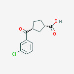 CIS-3-(3-CHLOROBENZOYL)CYCLOPENTANE-1-CARBOXYLIC ACID