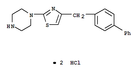 1-[4-(biphenyl-4-ylmethyl)-1,3-thiazol-2-yl]piperazine dihydrochloride