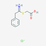 [1-(carboxymethylsulfanyl)-2-phenylethylidene]azanium;chloride