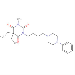 2,4,6(1H,3H,5H)-Pyrimidinetrione,5,5-diethyl-1-methyl-3-[4-(4-phenyl-1-piperazinyl)butyl]-