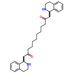 1,12-di(1,2,3,4-tetrahydroisoquinolin-1-yl)dodecane-2,11-dione