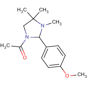 Imidazolidine, 1-acetyl-2-(4-methoxyphenyl)-3,4,4-trimethyl-