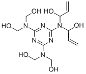 [6-[Bis(1-hydroxy-2-propenyl)amino]-s-triazine-2,4-diyl]dinitrilotetramethanol