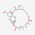 (10Z,12Z)-4,22-dihydroxy-5,16a,21-trimethyl-4,5,6,7,16,16a,22,23-octahydro-3H,18H,19aH-spiro[16,18-methano[1,6,12]trioxacyclooctadecino[3,4-d]chromene-17,2'-oxirane]-3,9,14-trione