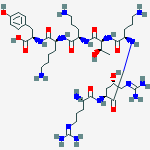 D-Tyrosine, N-(N(2)-(N(2)-(N-(N(2)-(N(2)-L-arginyl-threo-4-hydroxy-L-arginyl)-D-ornithyl)-L-threonyl)-D-ornithyl)-L-lysyl)-