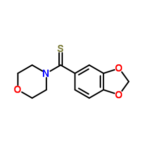 1,3-benzodioxol-5-yl(morpholin-4-yl)methanethione
