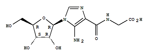 N-[(5-amino-1-pentofuranosyl-1H-imidazol-4-yl)carbonyl]glycine
