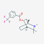 [(1s,4s,6r)-2,2,3,4-tetramethyl-3-azabicyclo[2.2.2]octan-6-yl] 3-(trifluoromethyl)benzoate