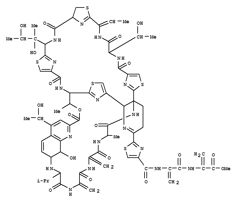 Siomycin A,7-(2,3-didehydroalanine)-, methyl ester