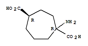 1,4-Cycloheptanedicarboxylicacid, 1-amino-, (1R,4R)-rel-