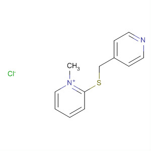 Pyridinium, 1-methyl-2-[(4-pyridinylmethyl)thio]-, chloride