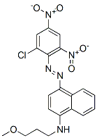 4-[(2-chloro-4,6-dinitrophenyl)azo]-N-(3-methoxypropyl)naphthalen-1-amine