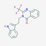3-[2-(1h-indol-3-yl)ethyl]-2-(trifluoromethyl)quinazolin-4-one