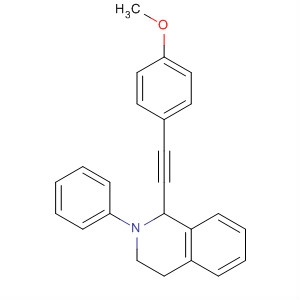 Isoquinoline, 1,2,3,4-tetrahydro-1-[(4-methoxyphenyl)ethynyl]-2-phenyl-