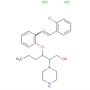 1-Piperazineethanol, 4-[4-[2-[2-(2-chlorophenyl)ethenyl]phenoxy]butyl]-,dihydrochloride