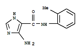 1H-Imidazole-4-carboxamide,5-amino-N-(2-methylphenyl)-