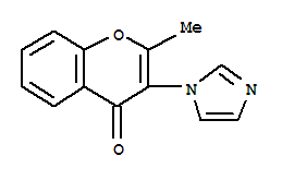 4H-1-Benzopyran-4-one,3-(1H-imidazol-1-yl)-2-methyl-