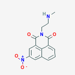 1H-Benz(de)isoquinoline-1,3(2H)-dione, 2-(2-(methylamino)ethyl)-5-nitro-