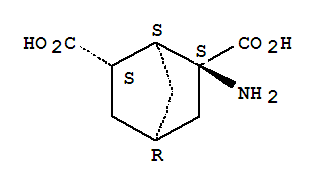 Bicyclo[2.2.1]heptane-2,6-dicarboxylic acid, 2-amino-, (1R,2R,4S,6R)-rel-(+)-