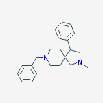 2,8-Diazaspiro[4.5]decane,2-methyl-4-phenyl-8-(phenylmethyl)-