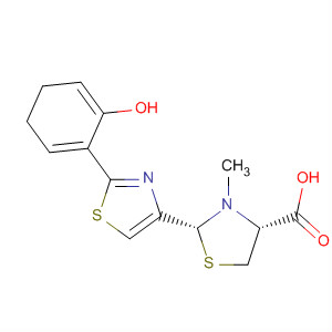 4-Thiazolidinecarboxylic acid,2-[(4R)-4,5-dihydro-2-(2-hydroxyphenyl)-4-thiazolyl]-3-methyl-, (2R,4R)-