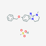 8-(benzyloxy)-1-methyl-1,2,3,4-tetrahydropyrimido[1,2-a]benzimidazole methanesulfonate