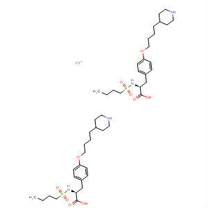 L-Tyrosine, N-(butylsulfonyl)-O-[4-(4-piperidinyl)butyl]-, cobalt(2+) salt(2:1)