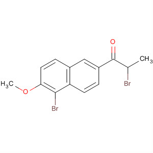 1-Propanone, 2-bromo-1-(5-bromo-6-methoxy-2-naphthalenyl)-