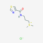 Dimethyl-[3-(1,3-thiazole-4-carbonylamino)propyl]sulfanium;chloride