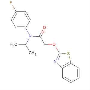 Acetamide,2-(2-benzothiazolyloxy)-N-(4-fluorophenyl)-N-(1-methylethyl)-