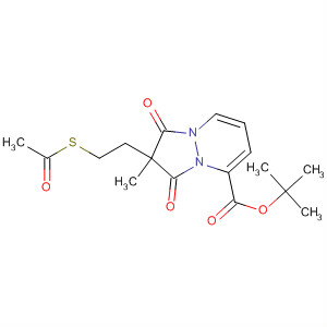 1H-Pyrazolo[1,2-a]pyridazine-5-carboxylic acid,2-[2-(acetylthio)ethyl]hexahydro-2-methyl-1,3-dioxo-, 1,1-dimethylethylester, trans-