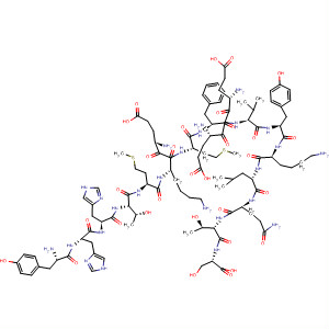 L-Serine,L-tyrosyl-L-histidyl-L-histidyl-L-threonyl-L-methionyl-L-a-glutamyl-L-lysyl-L-methionyl-L-a-glutamyl-L-a-glutamyl-L-phenylalanyl-L-valyl-L-tyrosyl-L-lysyl-L-leucyl-L-glutaminyl-L-threonyl-